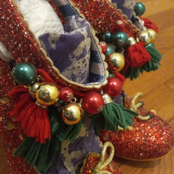 PRINCESS PROMISE Irregular Choice, Size 42, Heels W/ Glitter, US 10/11 - Picture 9 of 9